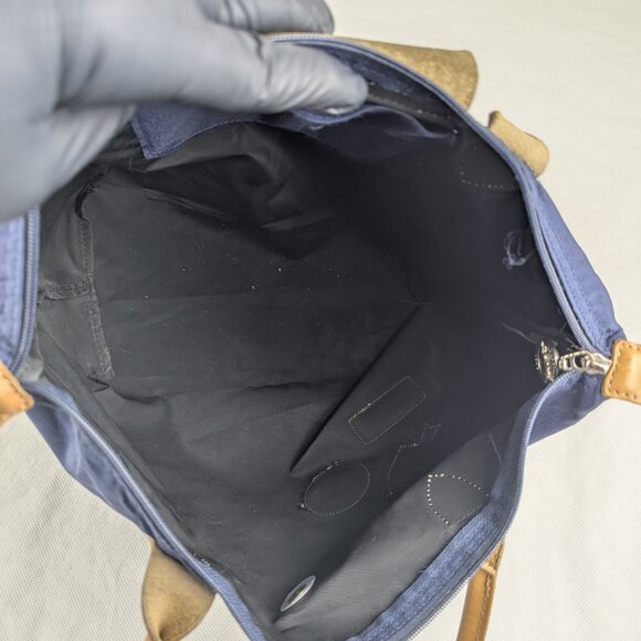 Longchamp Le Pliage Nylon Heart Tote Bag Blue - Great Deal - Fast Ship. - Picture 3 of 15